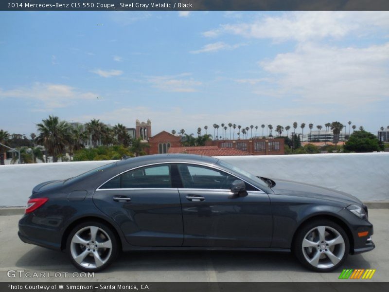 Steel Gray Metallic / Black 2014 Mercedes-Benz CLS 550 Coupe