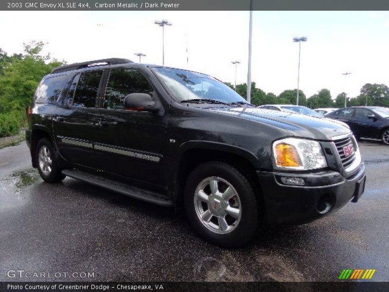 Carbon Metallic / Dark Pewter 2003 GMC Envoy XL SLE 4x4