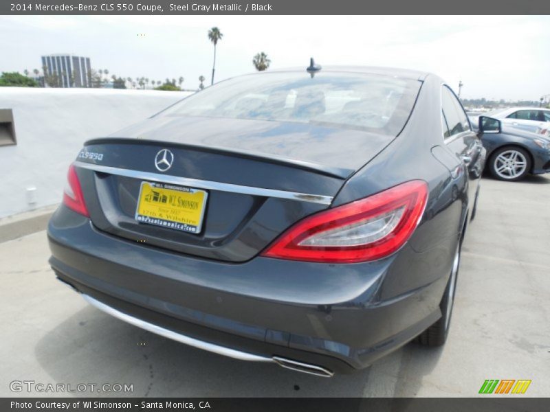 Steel Gray Metallic / Black 2014 Mercedes-Benz CLS 550 Coupe