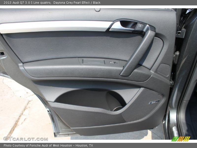 Daytona Grey Pearl Effect / Black 2013 Audi Q7 3.0 S Line quattro