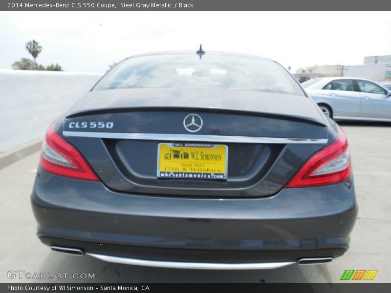 Steel Gray Metallic / Black 2014 Mercedes-Benz CLS 550 Coupe