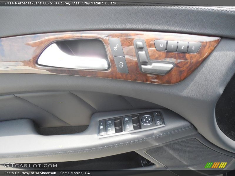 Steel Gray Metallic / Black 2014 Mercedes-Benz CLS 550 Coupe