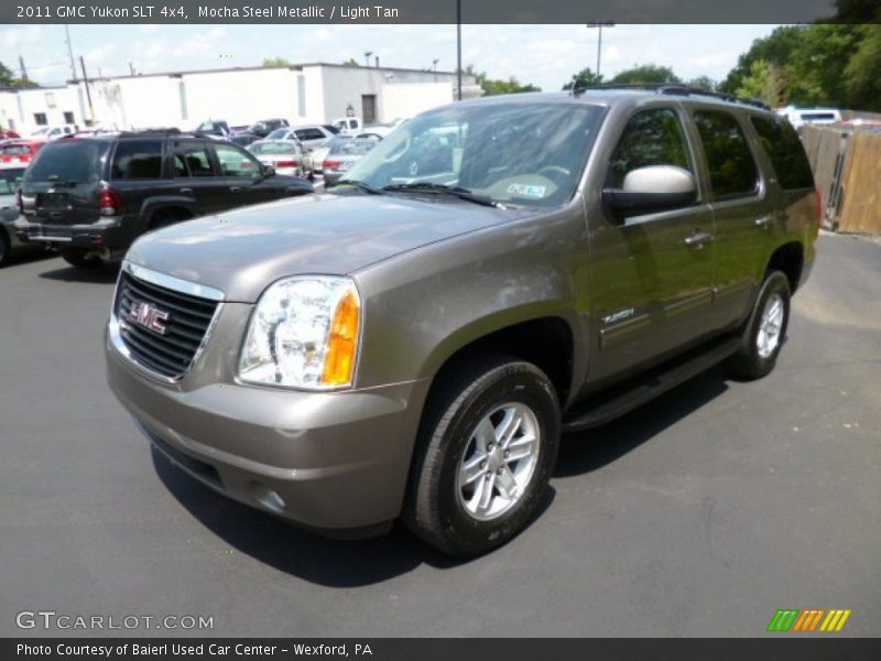 Mocha Steel Metallic / Light Tan 2011 GMC Yukon SLT 4x4