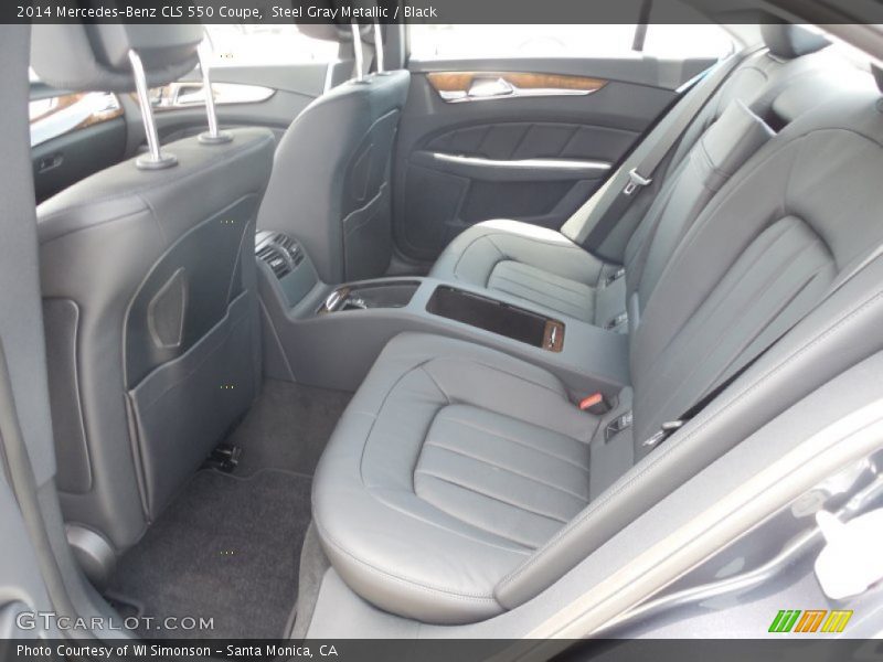 Steel Gray Metallic / Black 2014 Mercedes-Benz CLS 550 Coupe