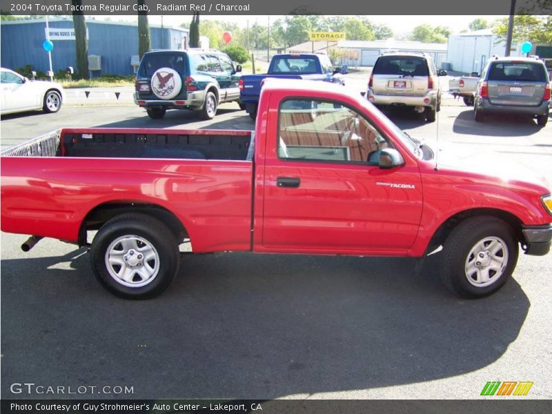 Radiant Red / Charcoal 2004 Toyota Tacoma Regular Cab