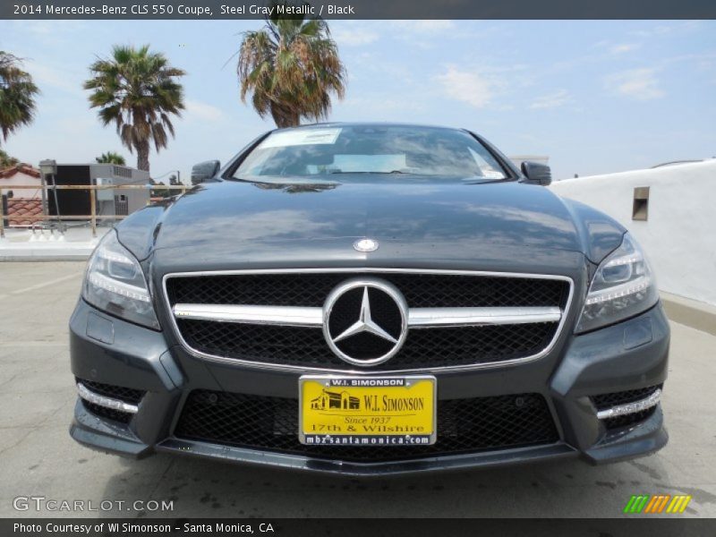 Steel Gray Metallic / Black 2014 Mercedes-Benz CLS 550 Coupe