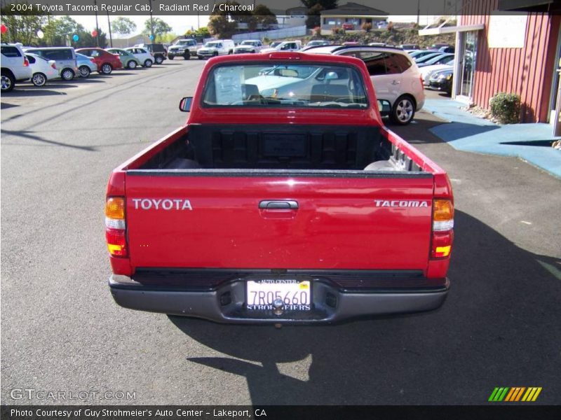 Radiant Red / Charcoal 2004 Toyota Tacoma Regular Cab