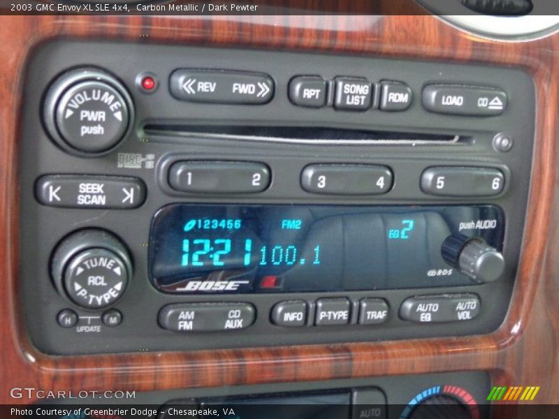 Carbon Metallic / Dark Pewter 2003 GMC Envoy XL SLE 4x4