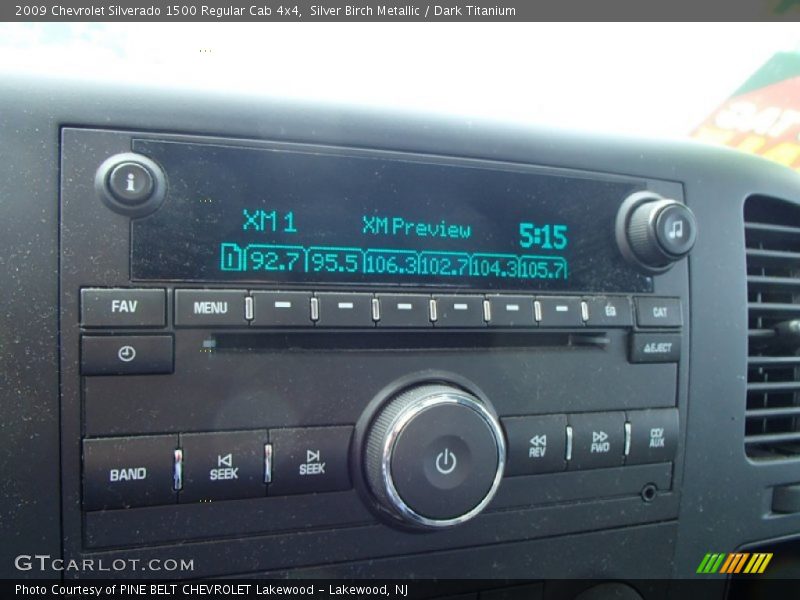 Silver Birch Metallic / Dark Titanium 2009 Chevrolet Silverado 1500 Regular Cab 4x4