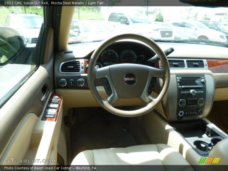 Mocha Steel Metallic / Light Tan 2011 GMC Yukon SLT 4x4