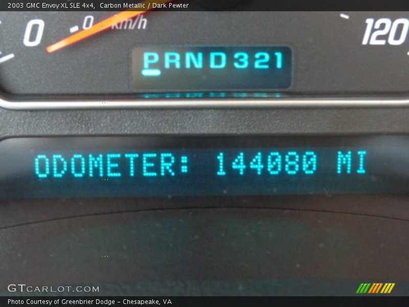 Carbon Metallic / Dark Pewter 2003 GMC Envoy XL SLE 4x4