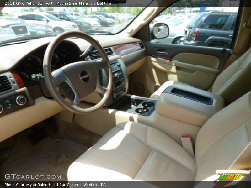 Mocha Steel Metallic / Light Tan 2011 GMC Yukon SLT 4x4