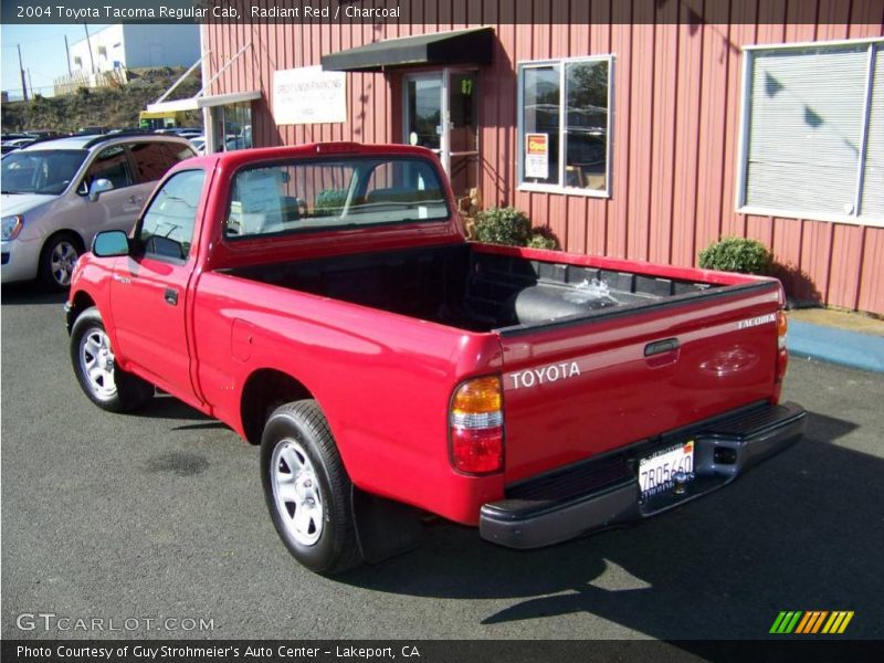 Radiant Red / Charcoal 2004 Toyota Tacoma Regular Cab