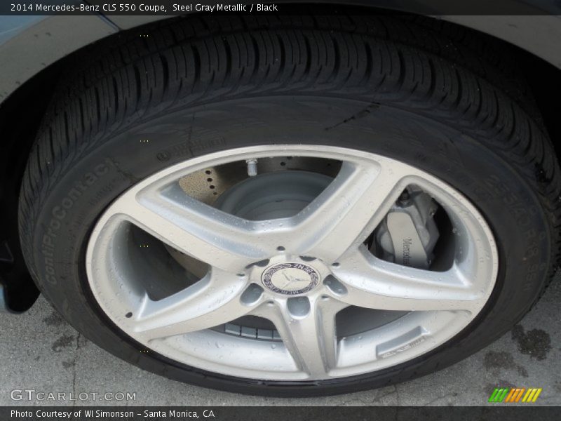 Steel Gray Metallic / Black 2014 Mercedes-Benz CLS 550 Coupe