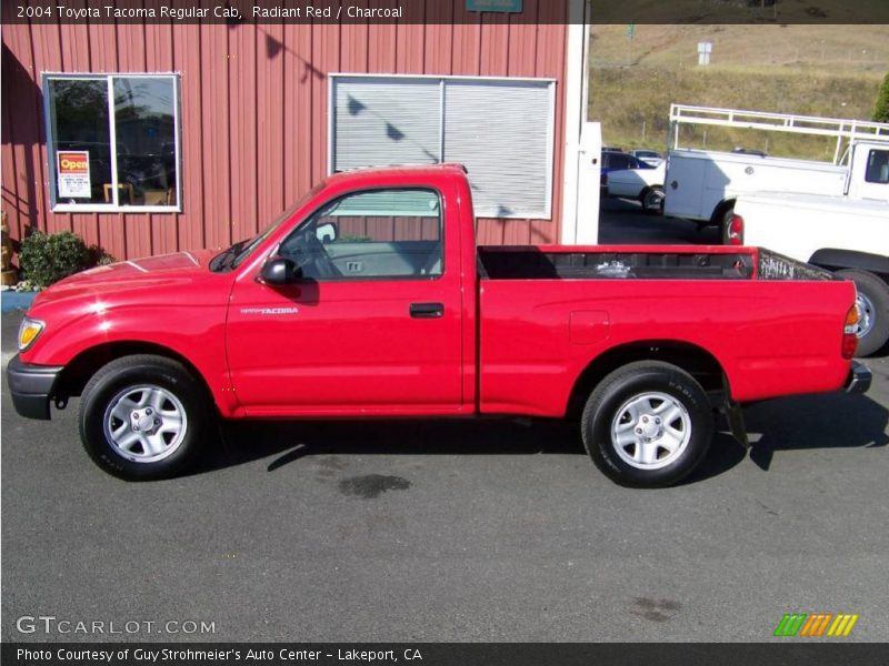 Radiant Red / Charcoal 2004 Toyota Tacoma Regular Cab
