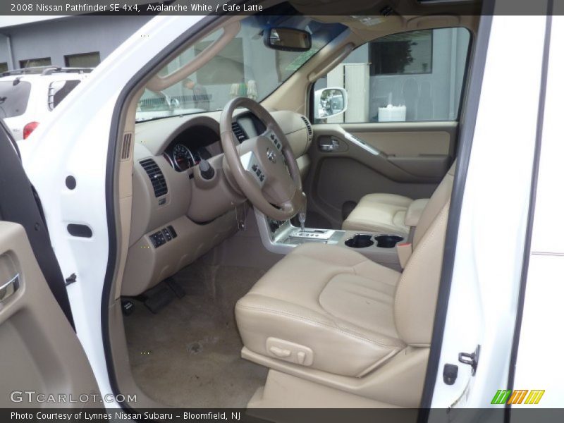 Avalanche White / Cafe Latte 2008 Nissan Pathfinder SE 4x4