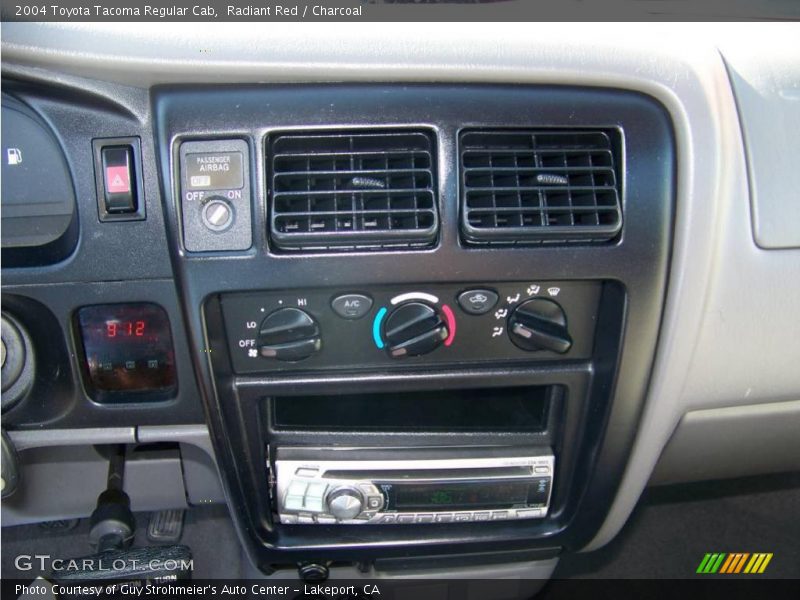 Radiant Red / Charcoal 2004 Toyota Tacoma Regular Cab