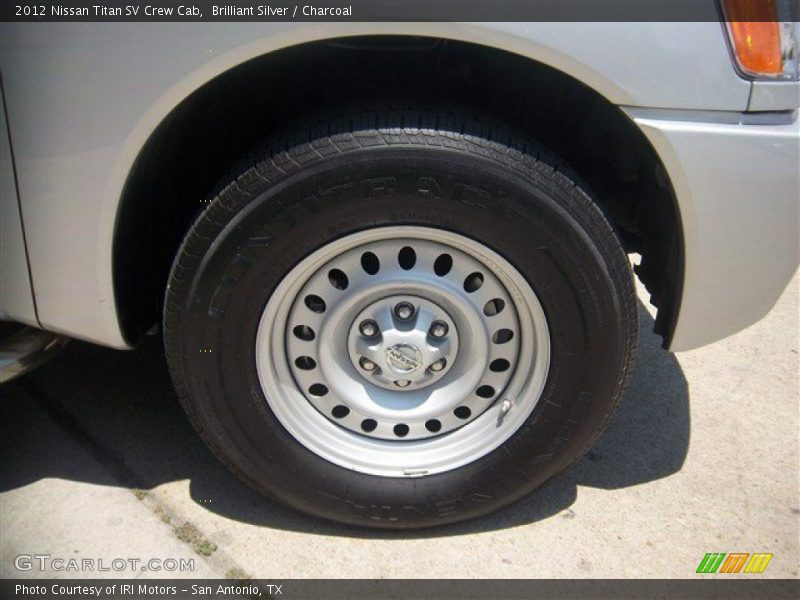 Brilliant Silver / Charcoal 2012 Nissan Titan SV Crew Cab