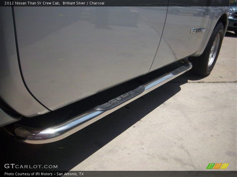 Brilliant Silver / Charcoal 2012 Nissan Titan SV Crew Cab
