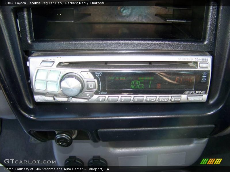 Radiant Red / Charcoal 2004 Toyota Tacoma Regular Cab