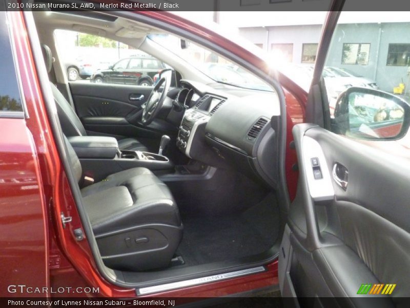 Merlot Red Metallic / Black 2010 Nissan Murano SL AWD