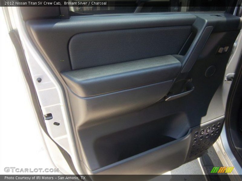 Brilliant Silver / Charcoal 2012 Nissan Titan SV Crew Cab