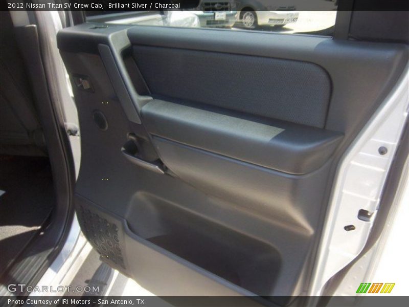 Brilliant Silver / Charcoal 2012 Nissan Titan SV Crew Cab