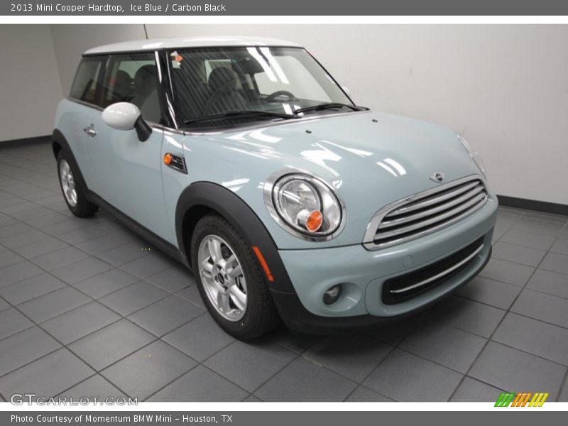 Ice Blue / Carbon Black 2013 Mini Cooper Hardtop