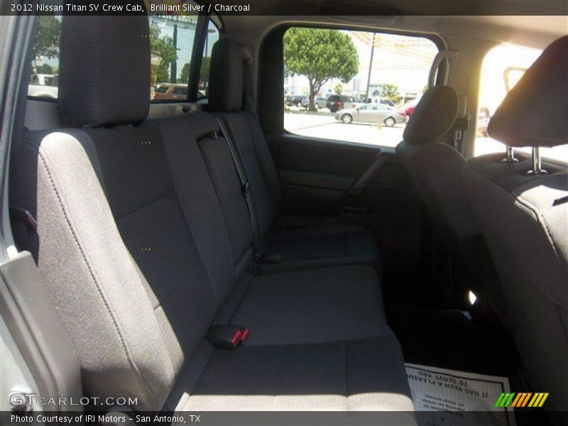 Brilliant Silver / Charcoal 2012 Nissan Titan SV Crew Cab