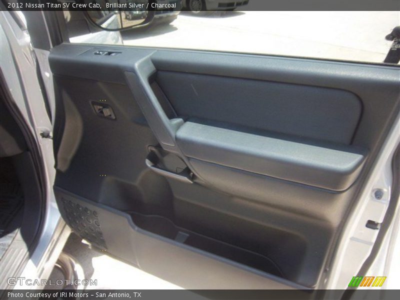 Brilliant Silver / Charcoal 2012 Nissan Titan SV Crew Cab