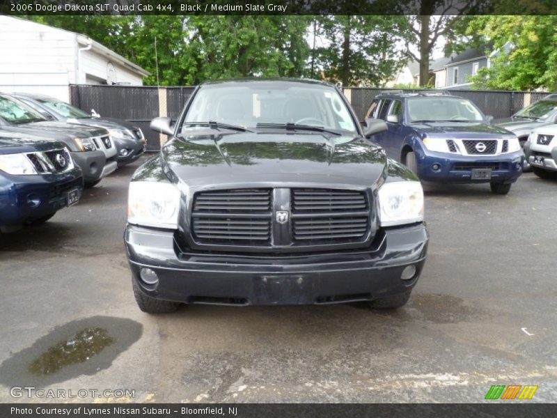Black / Medium Slate Gray 2006 Dodge Dakota SLT Quad Cab 4x4