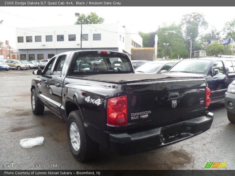 Black / Medium Slate Gray 2006 Dodge Dakota SLT Quad Cab 4x4