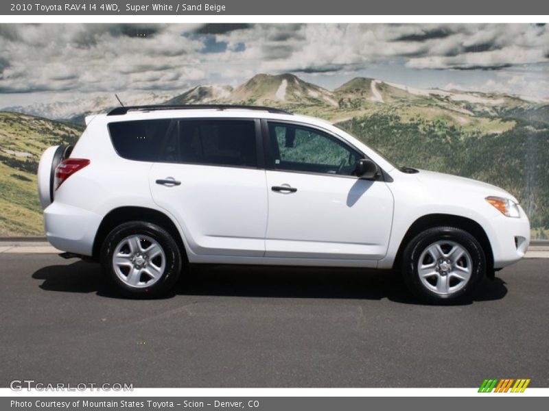 Super White / Sand Beige 2010 Toyota RAV4 I4 4WD