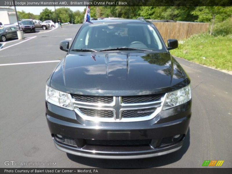 Brilliant Black Crystal Pearl / Black 2011 Dodge Journey Mainstreet AWD