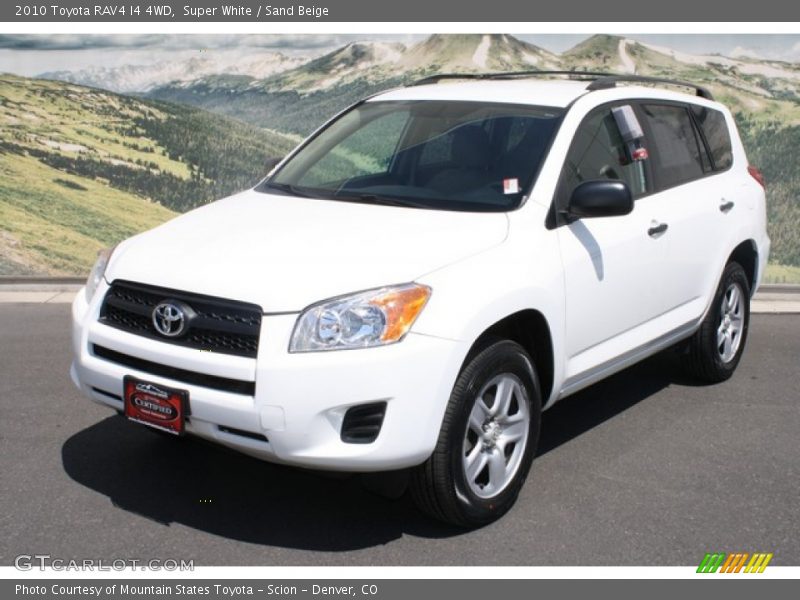 Super White / Sand Beige 2010 Toyota RAV4 I4 4WD