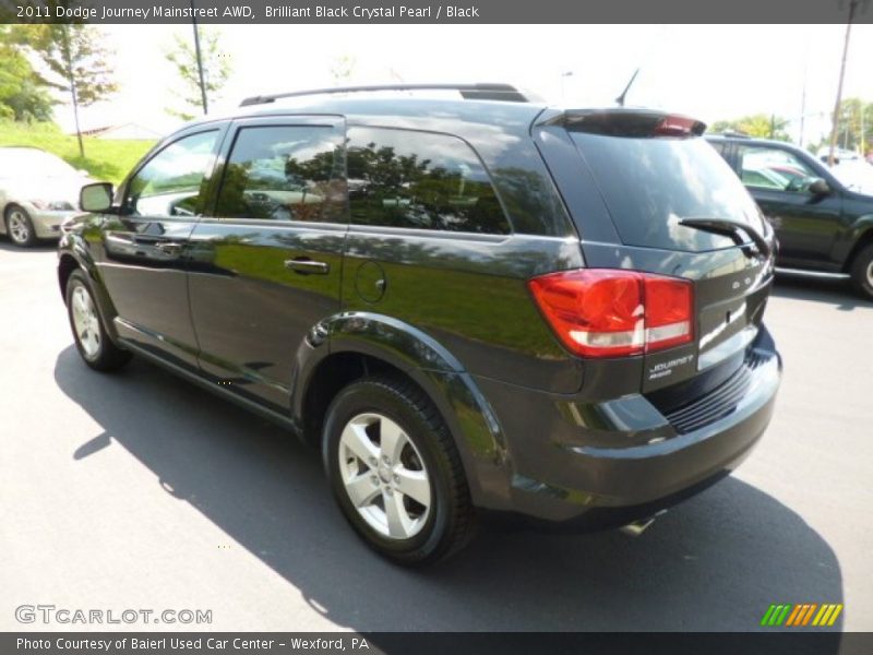 Brilliant Black Crystal Pearl / Black 2011 Dodge Journey Mainstreet AWD
