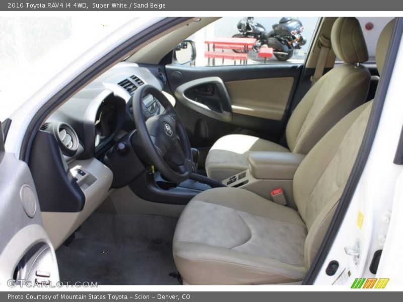 Super White / Sand Beige 2010 Toyota RAV4 I4 4WD