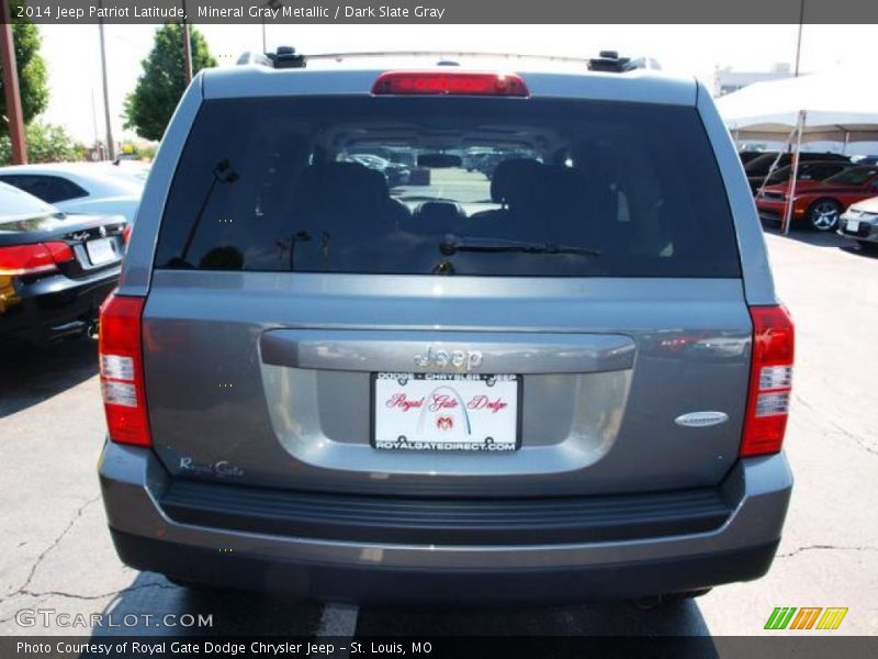 Mineral Gray Metallic / Dark Slate Gray 2014 Jeep Patriot Latitude