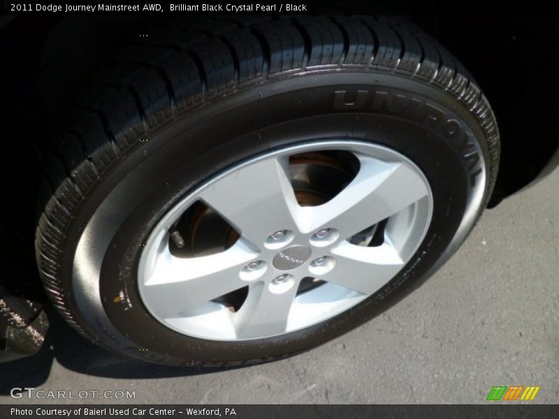 Brilliant Black Crystal Pearl / Black 2011 Dodge Journey Mainstreet AWD
