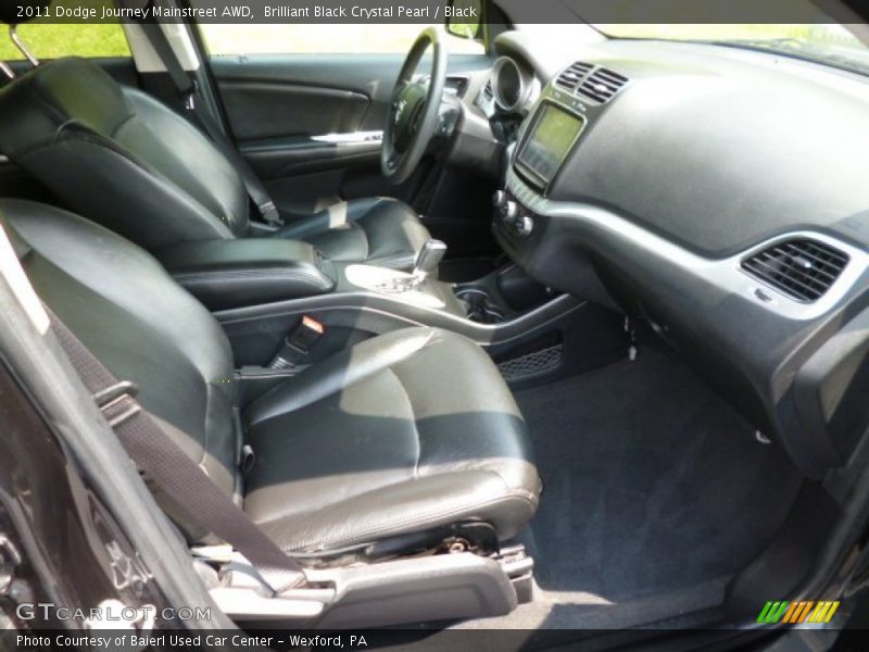 Brilliant Black Crystal Pearl / Black 2011 Dodge Journey Mainstreet AWD