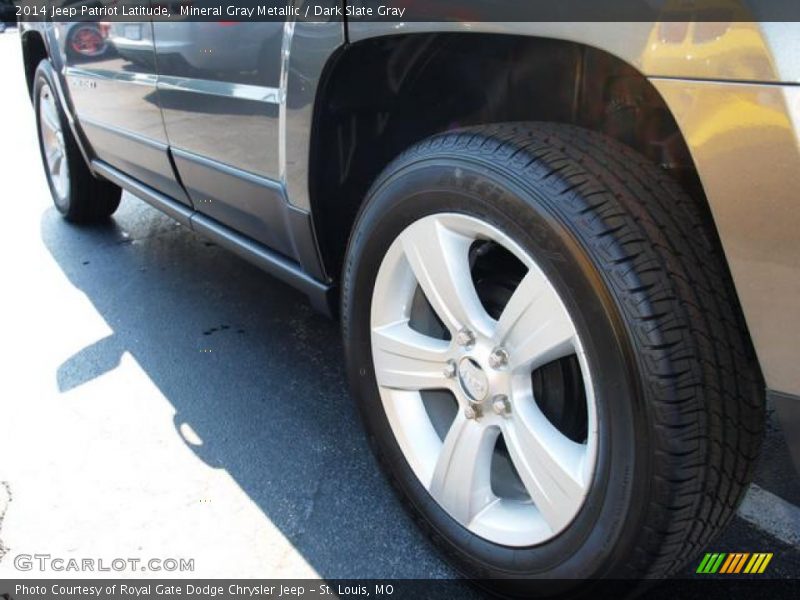 Mineral Gray Metallic / Dark Slate Gray 2014 Jeep Patriot Latitude