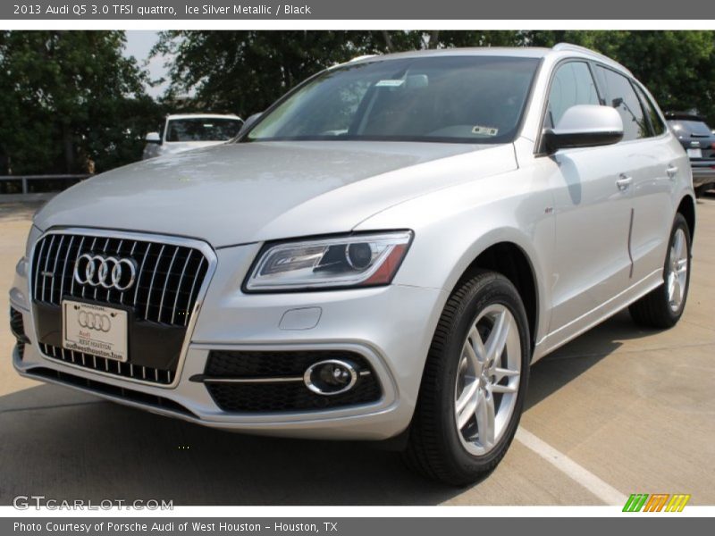 Ice Silver Metallic / Black 2013 Audi Q5 3.0 TFSI quattro
