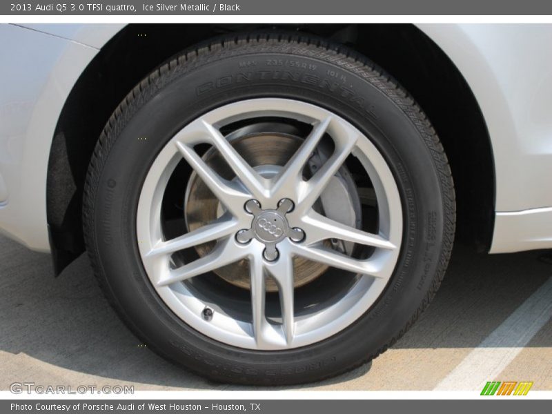 Ice Silver Metallic / Black 2013 Audi Q5 3.0 TFSI quattro