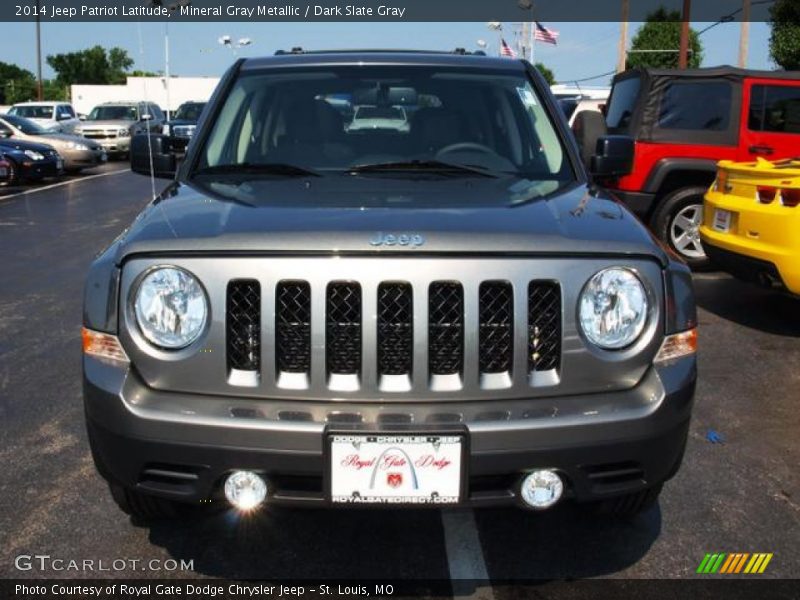 Mineral Gray Metallic / Dark Slate Gray 2014 Jeep Patriot Latitude