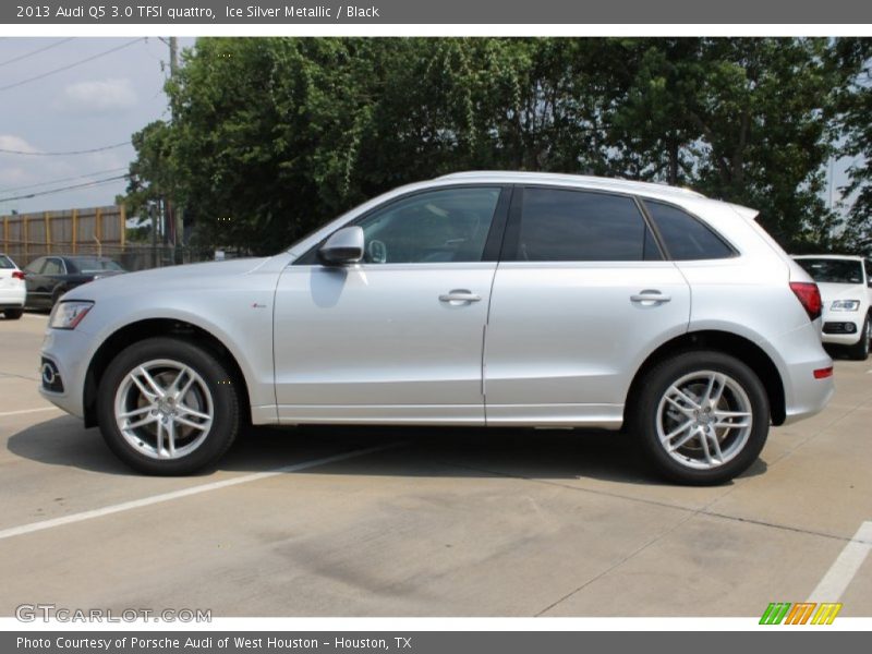 Ice Silver Metallic / Black 2013 Audi Q5 3.0 TFSI quattro