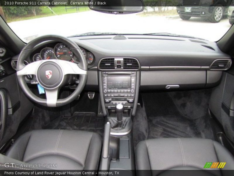 Carrara White / Black 2010 Porsche 911 Carrera Cabriolet