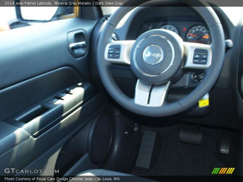 Mineral Gray Metallic / Dark Slate Gray 2014 Jeep Patriot Latitude