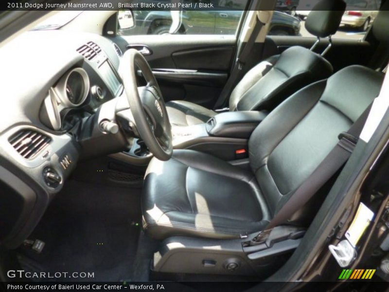 Brilliant Black Crystal Pearl / Black 2011 Dodge Journey Mainstreet AWD
