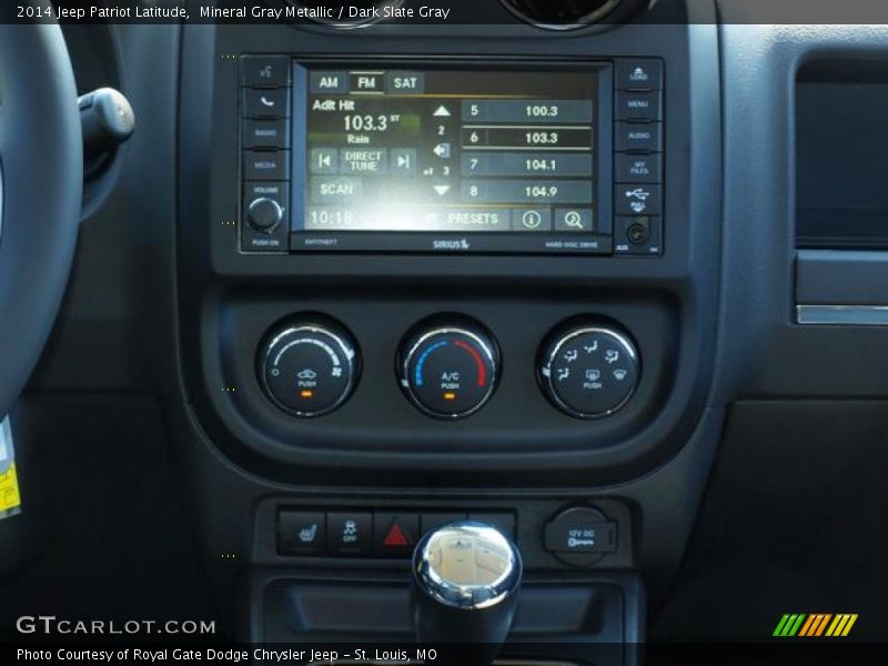 Mineral Gray Metallic / Dark Slate Gray 2014 Jeep Patriot Latitude