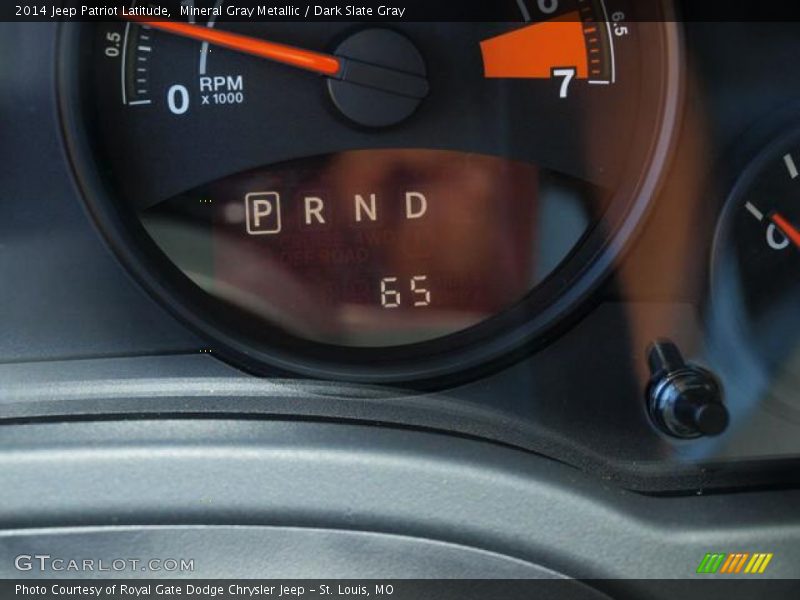 Mineral Gray Metallic / Dark Slate Gray 2014 Jeep Patriot Latitude